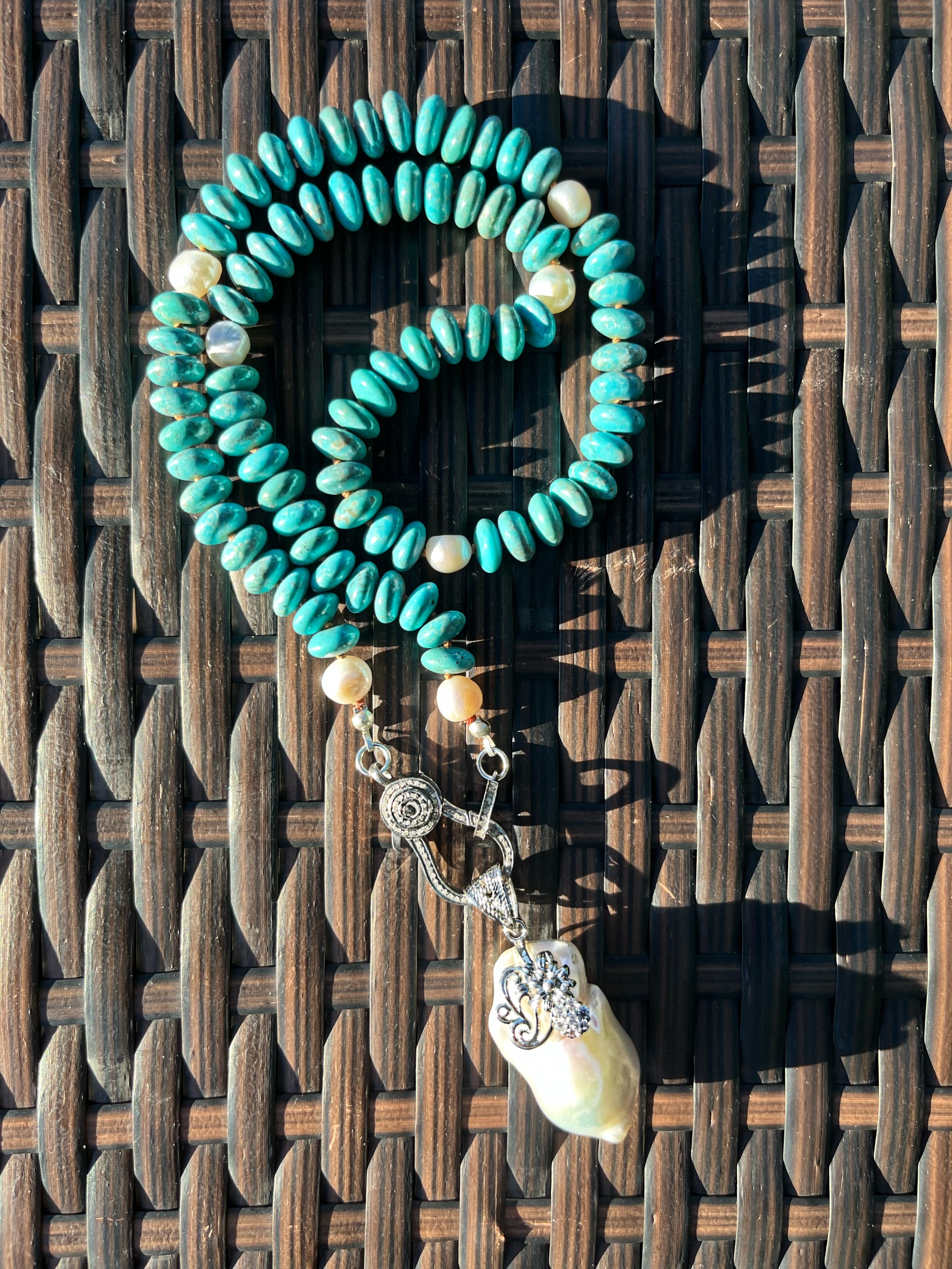 Green Beads Layer Indian Necklace – Zivar Creations