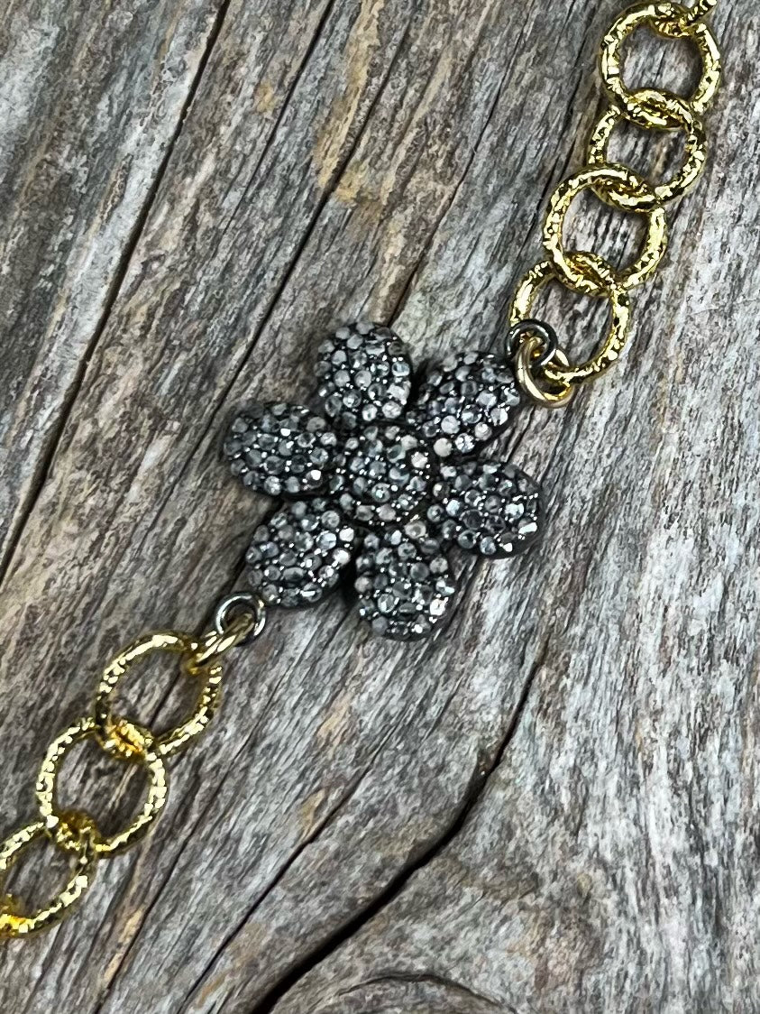 Gold Lace Necklace, Diamond Gold Necklace